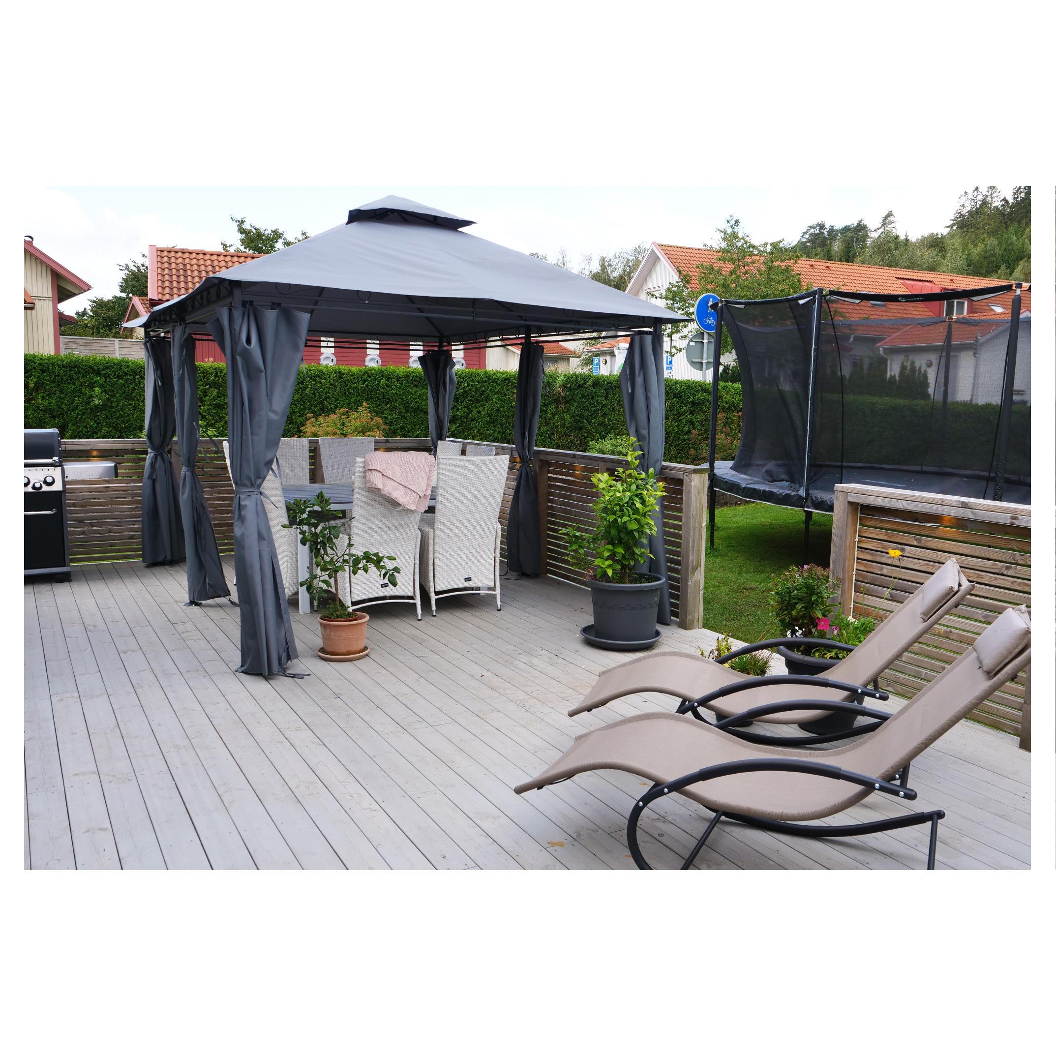 Paviljong Metalcraft med Paviljongväggar