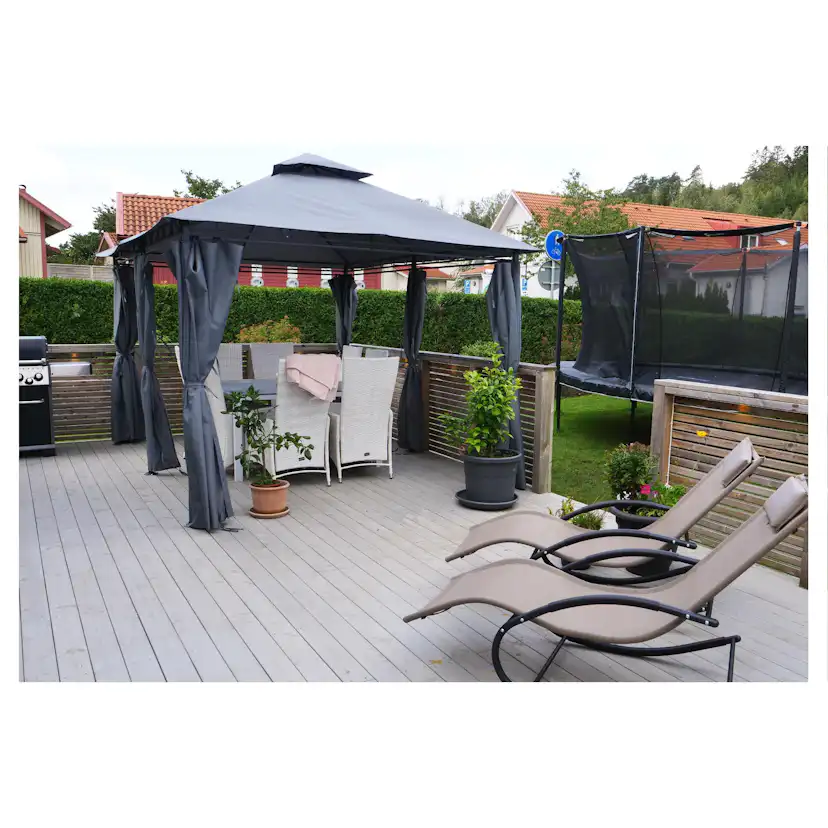 Paviljong Metalcraft med Paviljongväggar