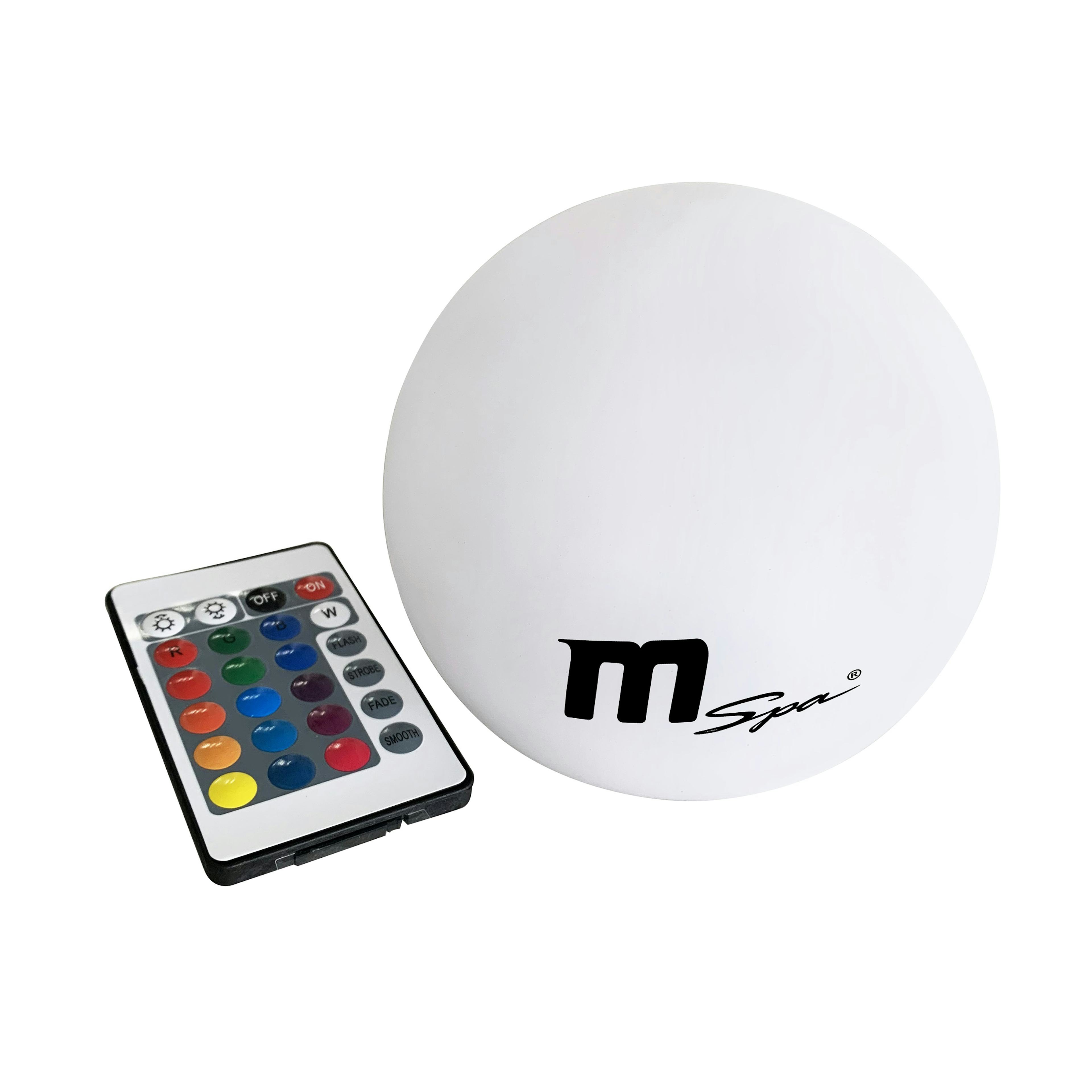 LED-Lampa Mspa Flytande Lampa med Flerfärgsläge & Fjärrkontroll till Pool