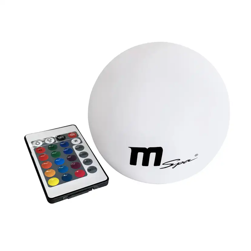 LED-Lampa Mspa Flytande Lampa med Flerfärgsläge & Fjärrkontroll till Pool