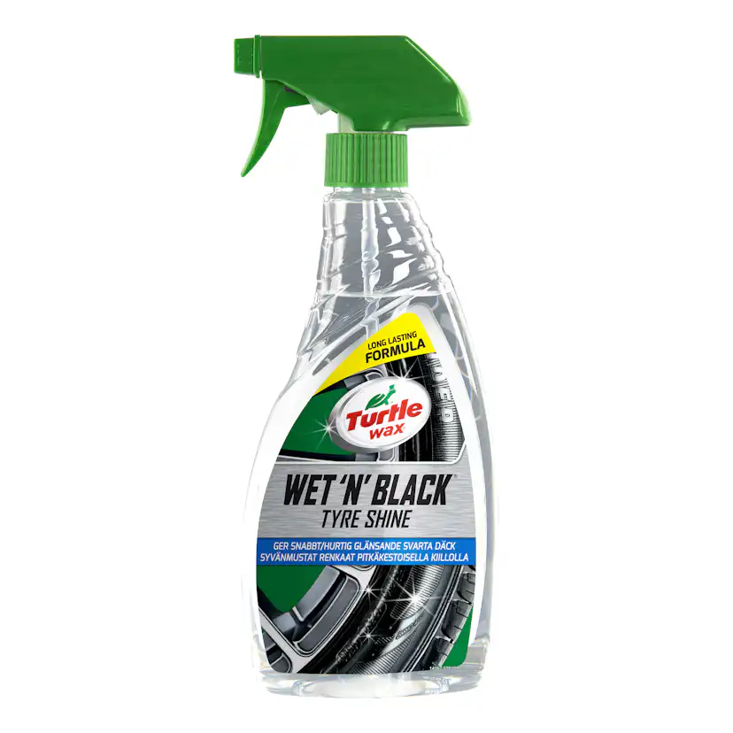 Däckglans Turtle Wax Wet 'N’ Black Tyre Shine 500ml
