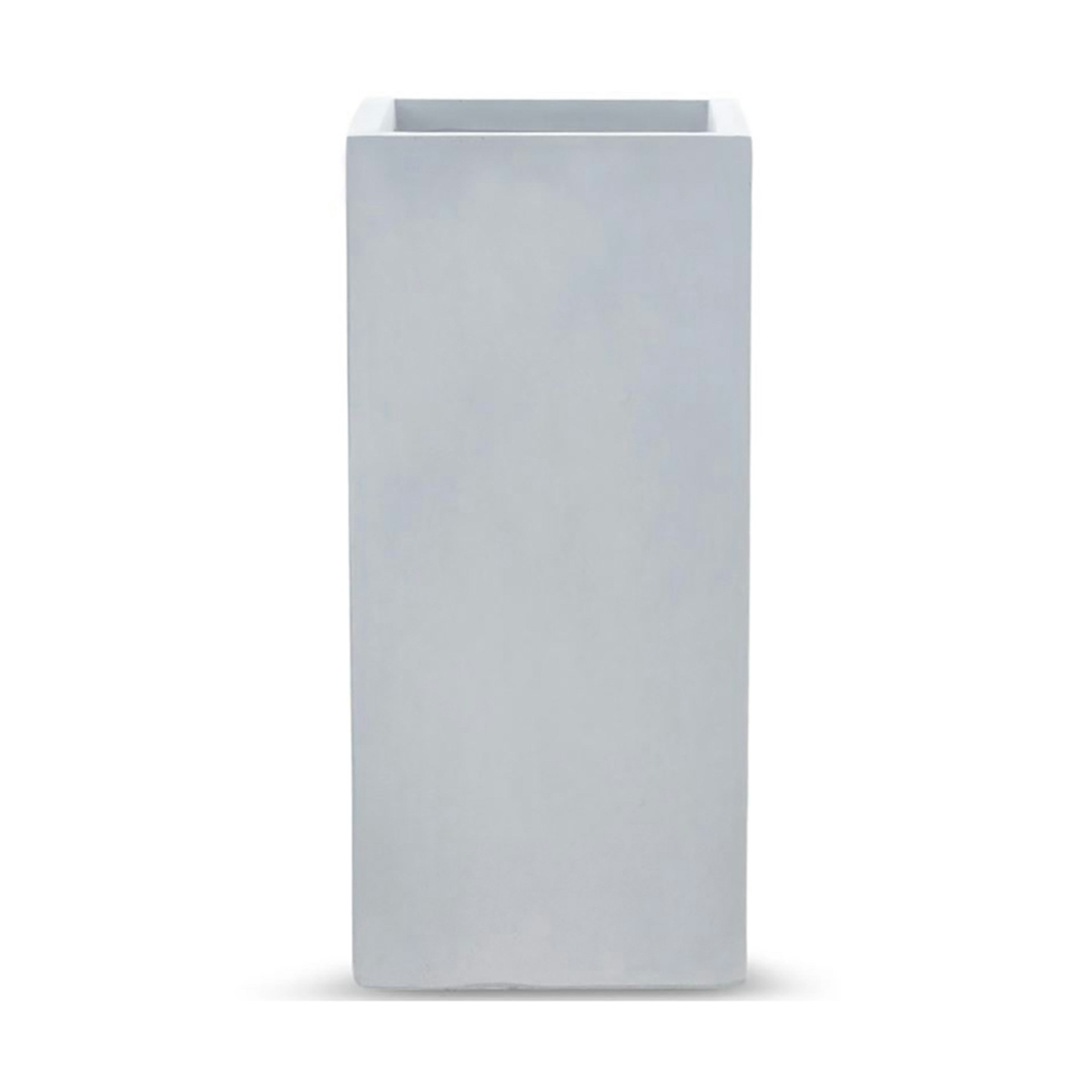 Kruka Lyfco Fyrkantig Hög Ljusgrå