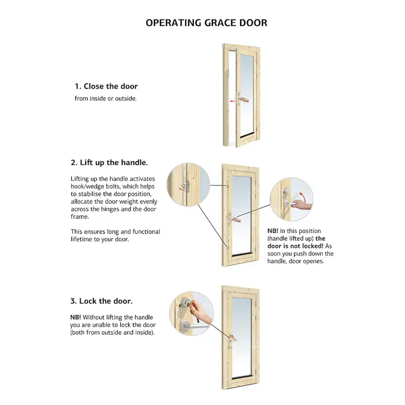 Trädgårdshus Palmako Grace 8,7+4,1 m2