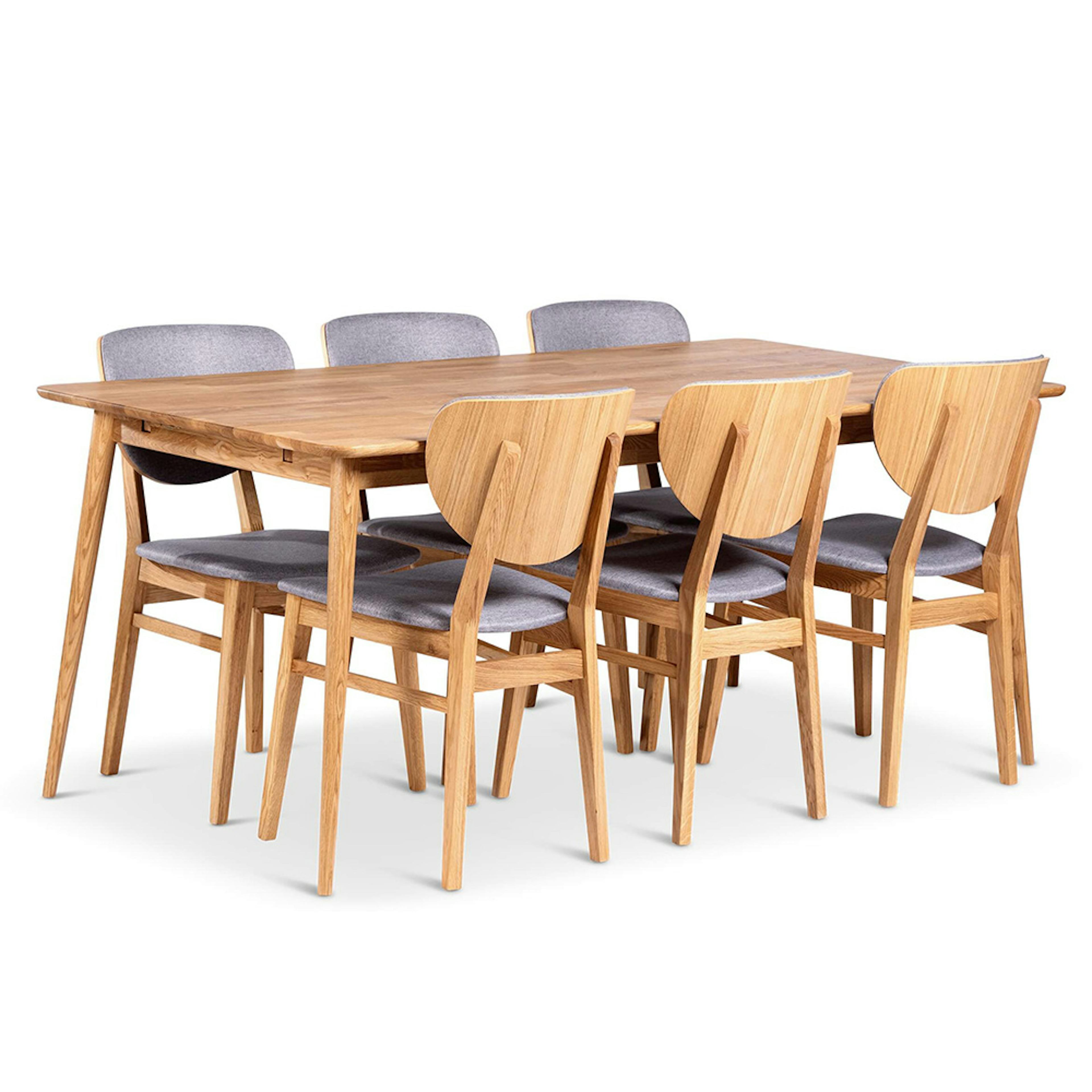 Matgrupp Stenexpo Alborg med 6 Tjörn Stolar