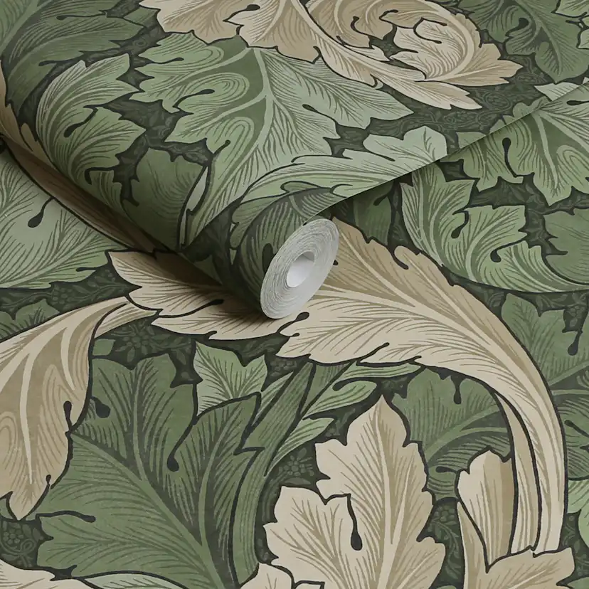 Tapet William Morris At Home Acanthus 124227 EasyUp, Mönstrad