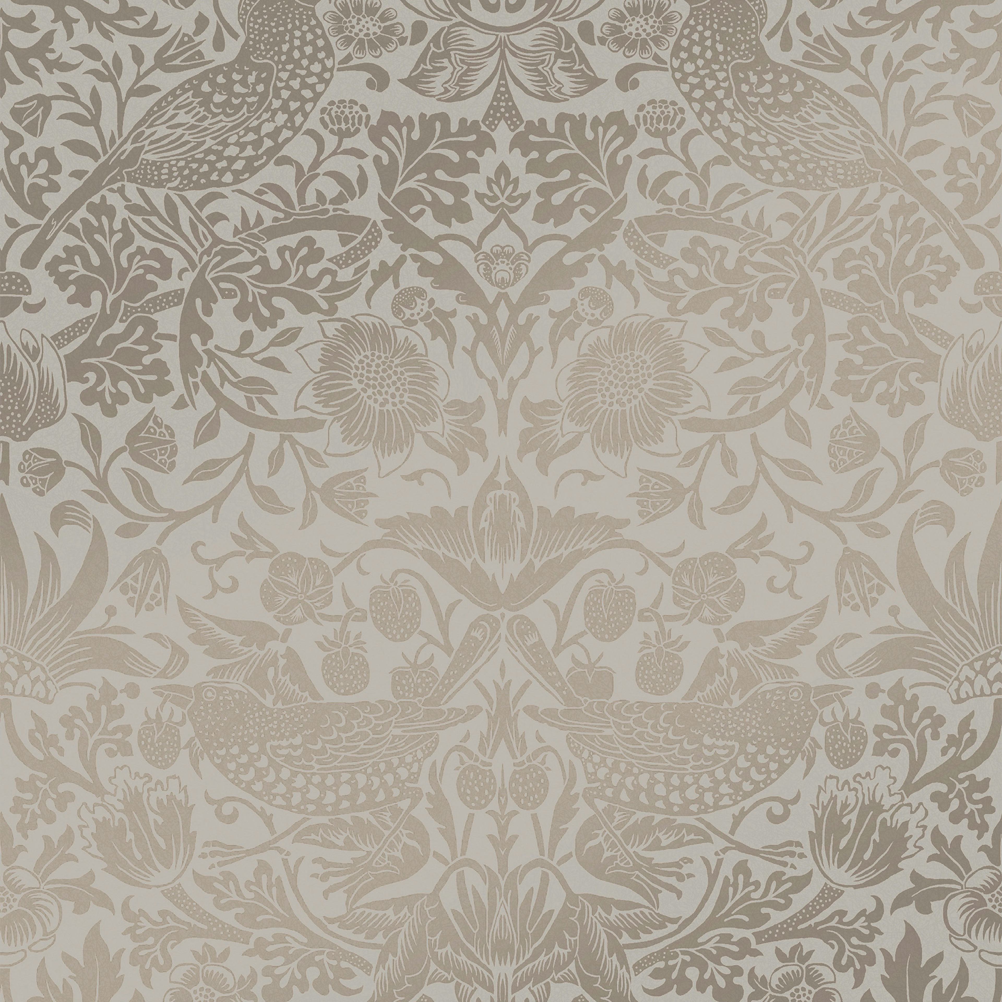 Tapet William Morris At Home Strawberry Thief Fibrous 124238