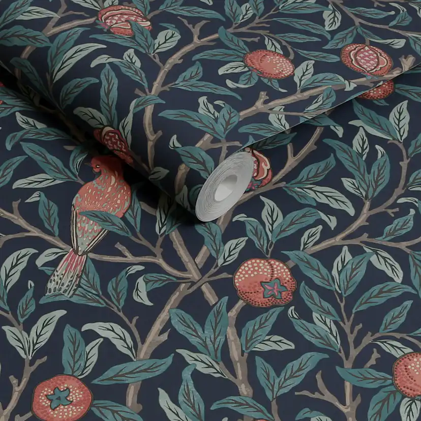 Tapet William Morris At Home Bird & Pomegranate 124259