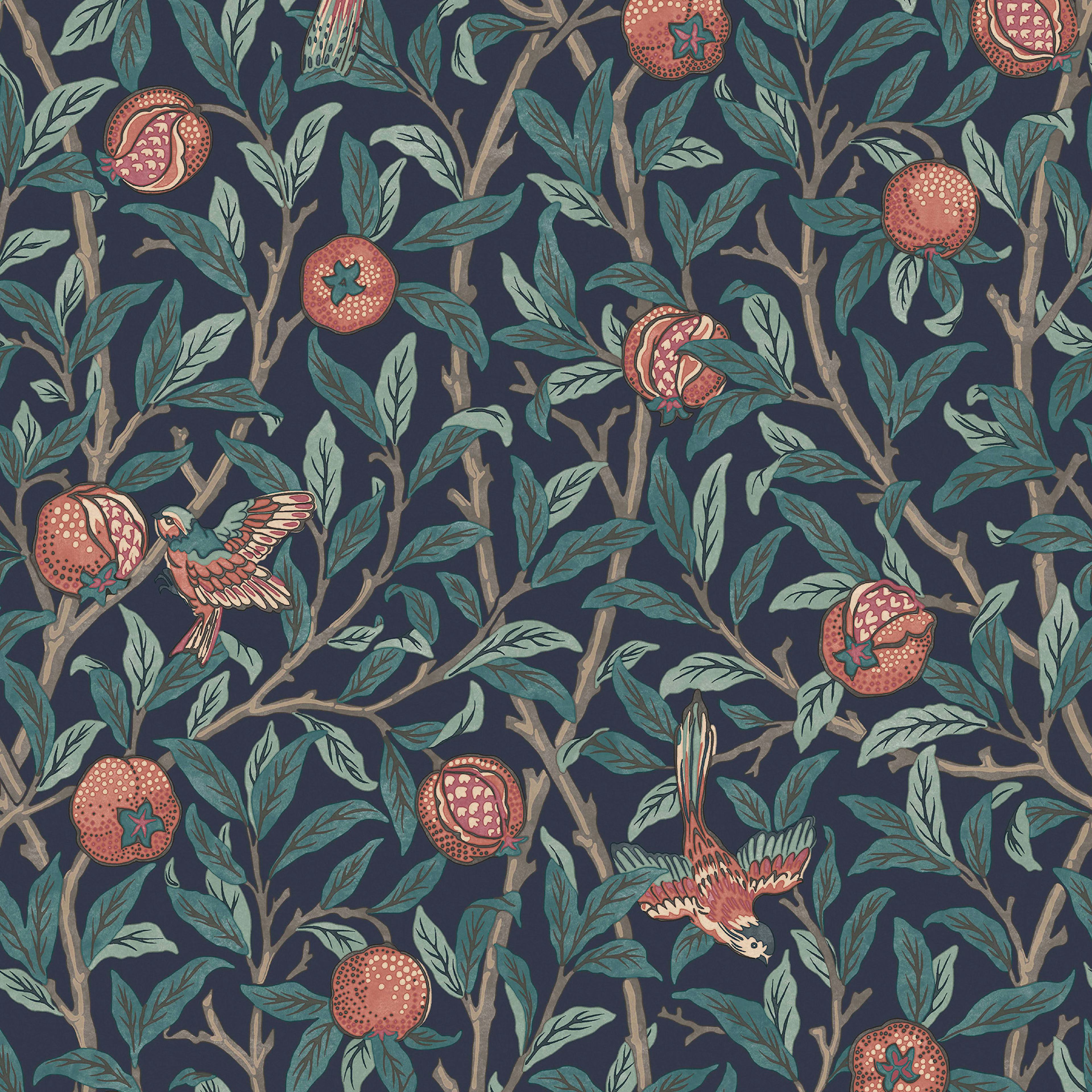 Tapet William Morris At Home Bird & Pomegranate 124259