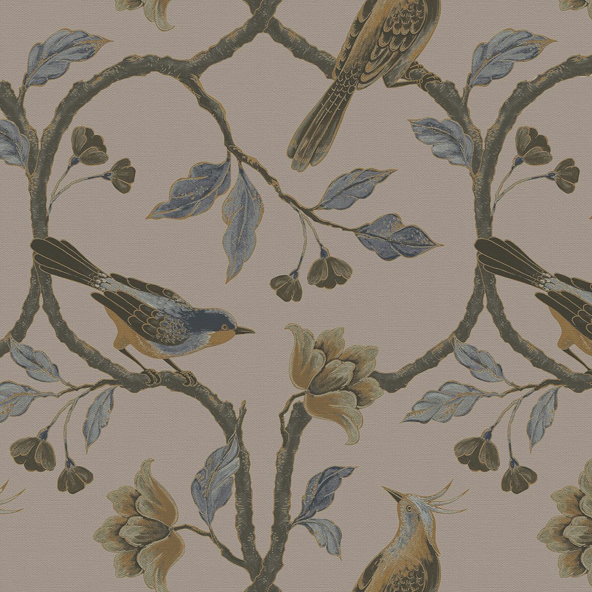 Tapet Superfresco Easy Lilla Birdies