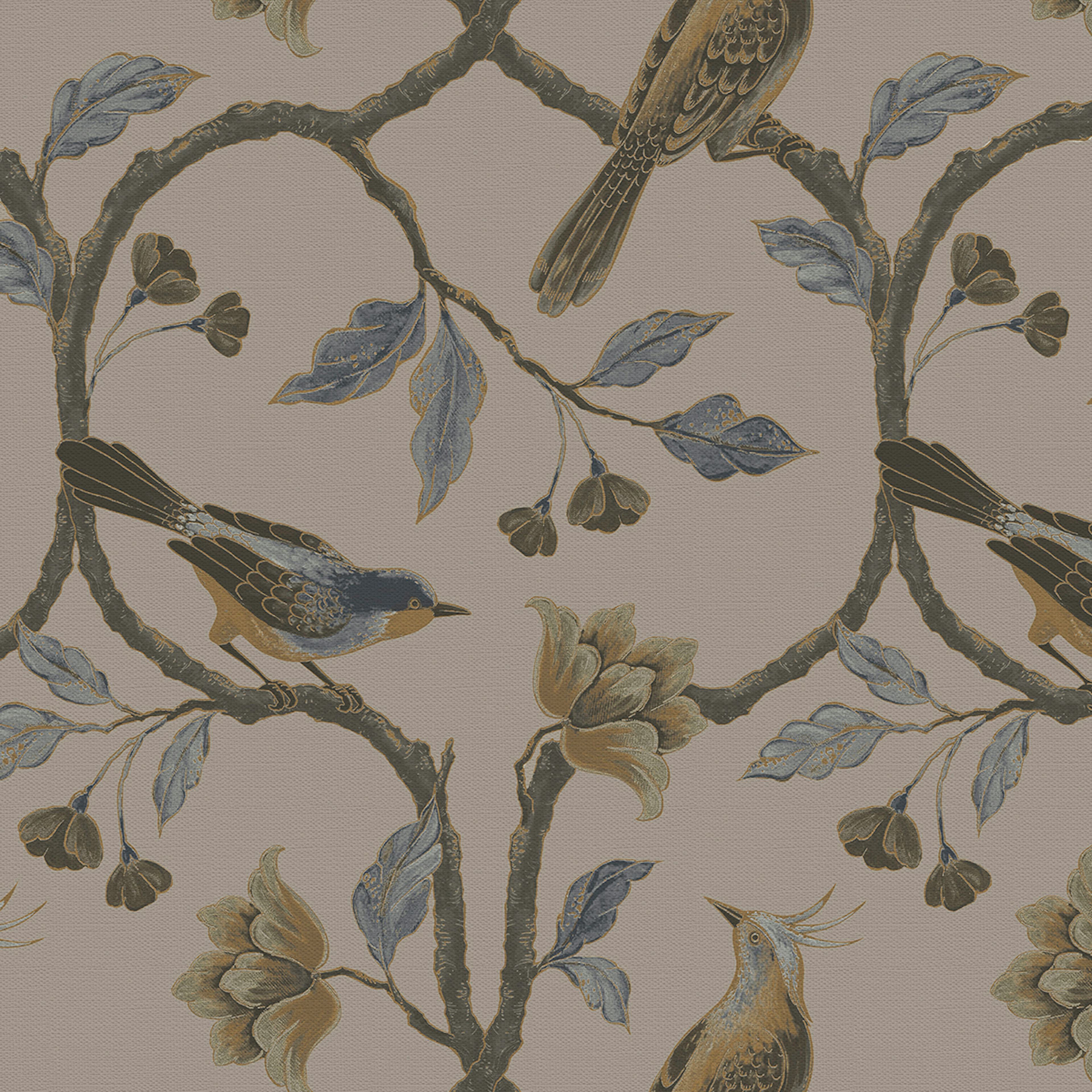 Tapet Superfresco Easy Lilla Birdies