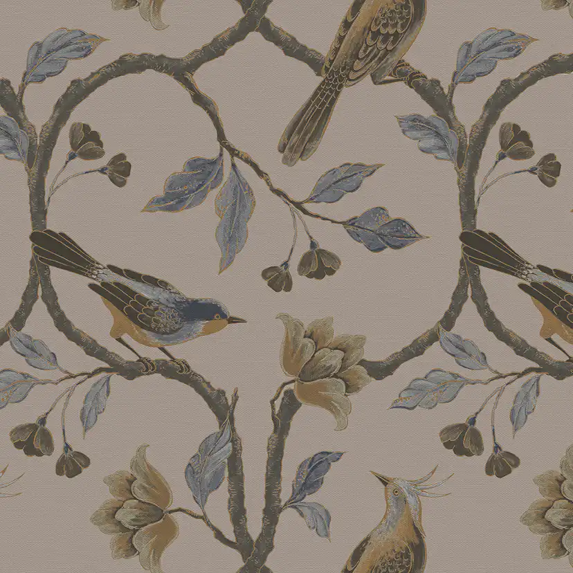 Tapet Superfresco Easy Lilla Birdies