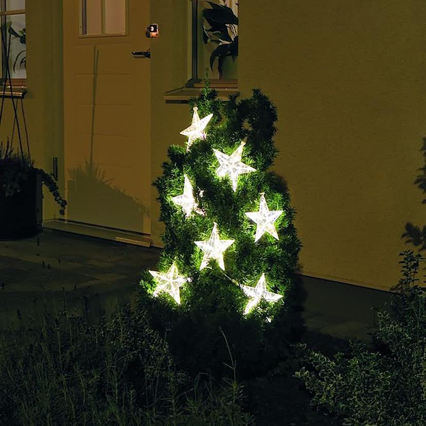 Gardinslinga Gnosjö Konstsmide med stjärnor 35L