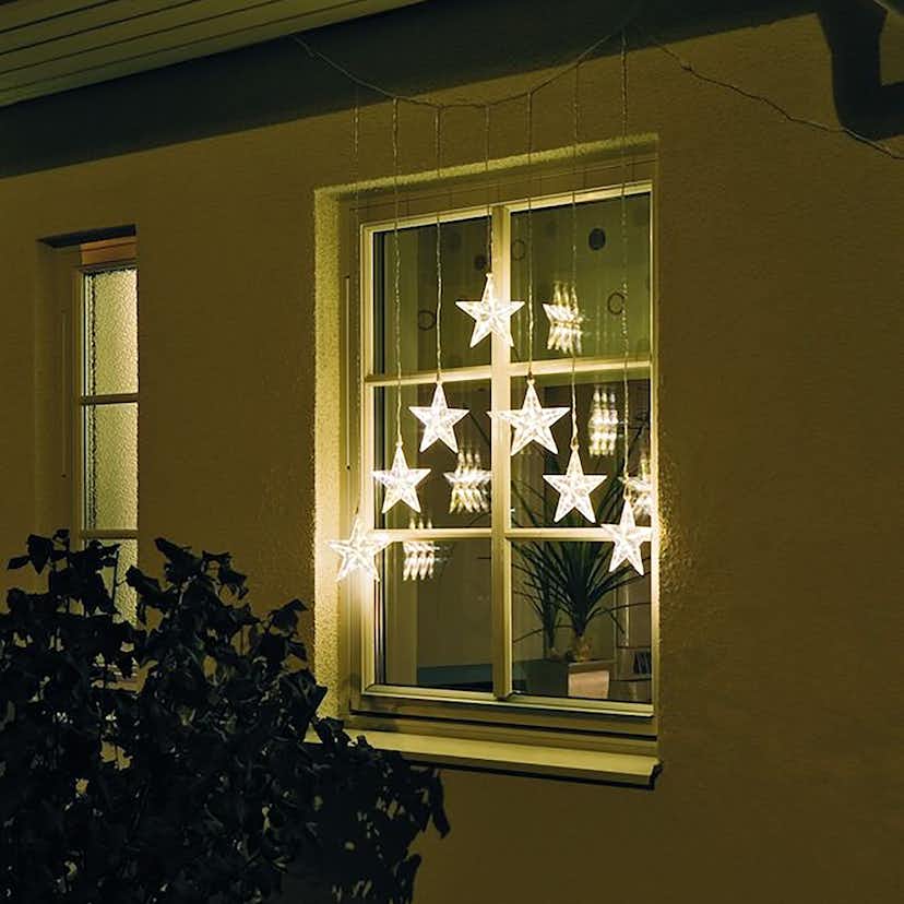 Gardinslinga Gnosjö Konstsmide med stjärnor 35L