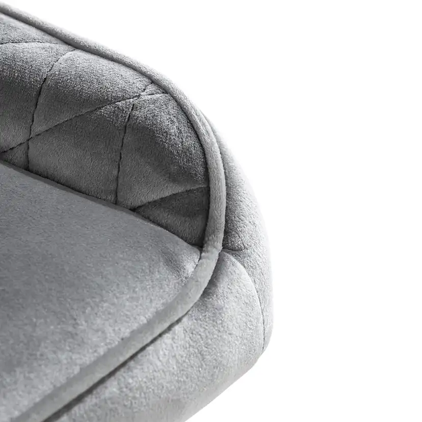 Matstol In Living Hennebyn Sammetsklädd Grå Stol 2 st