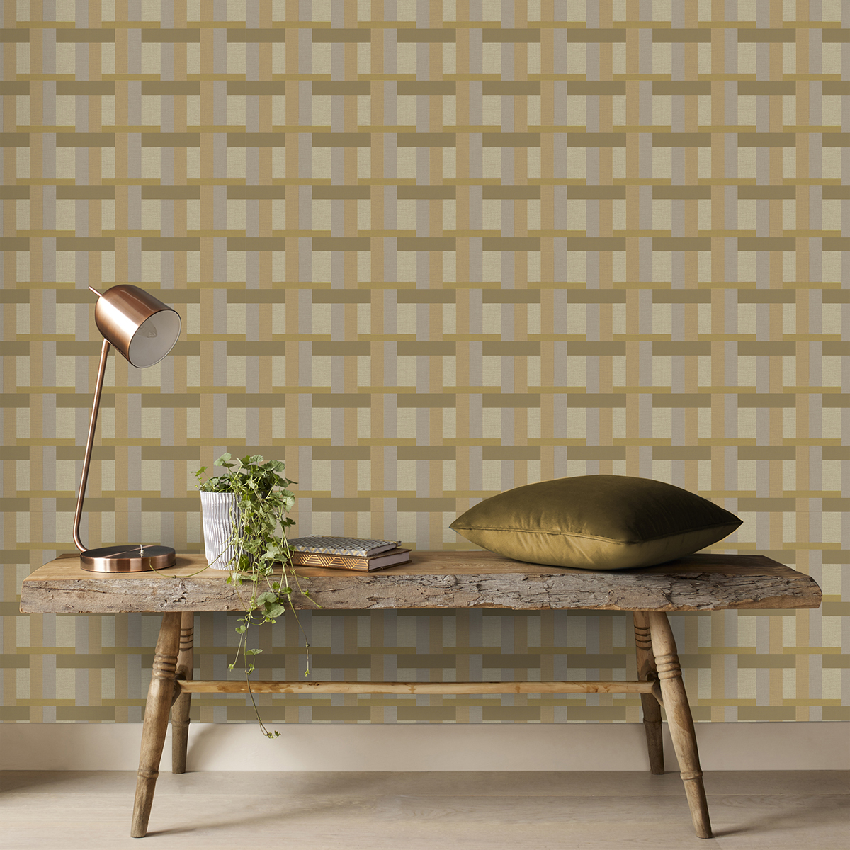 Tapet Superfresco Easy Perfect Symmetry Brun/Beige