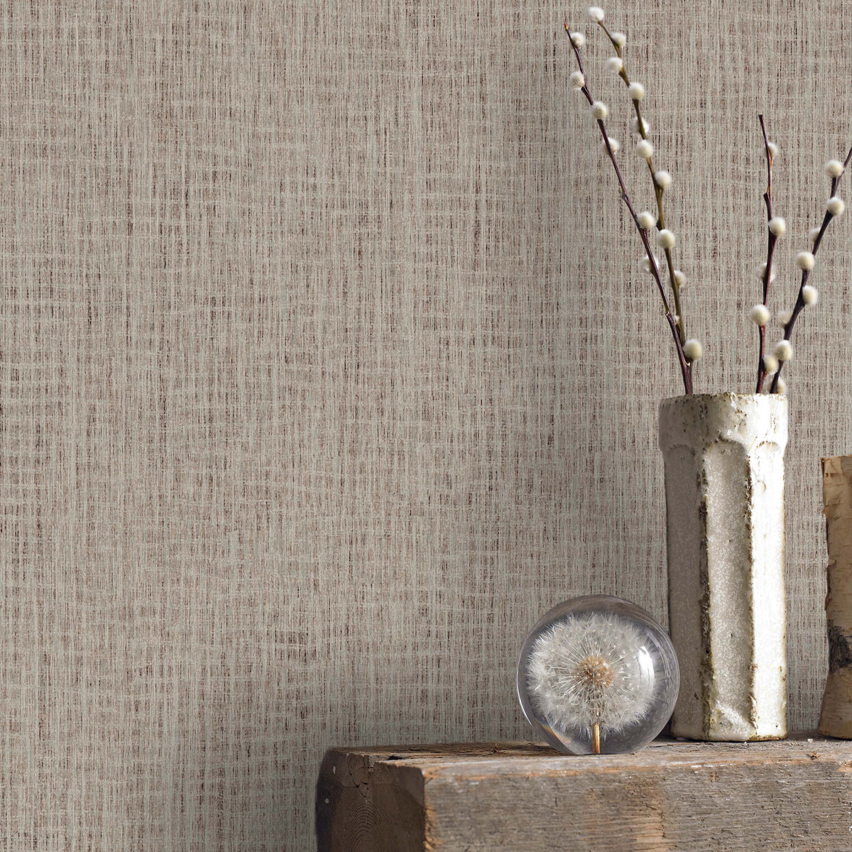 Tapet Superfresco Easy Canvas Ljusbrun