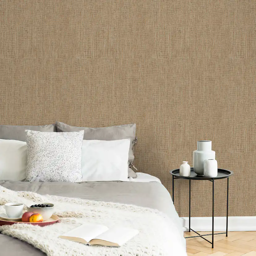 Tapet Superfresco Easy Canvas Brun