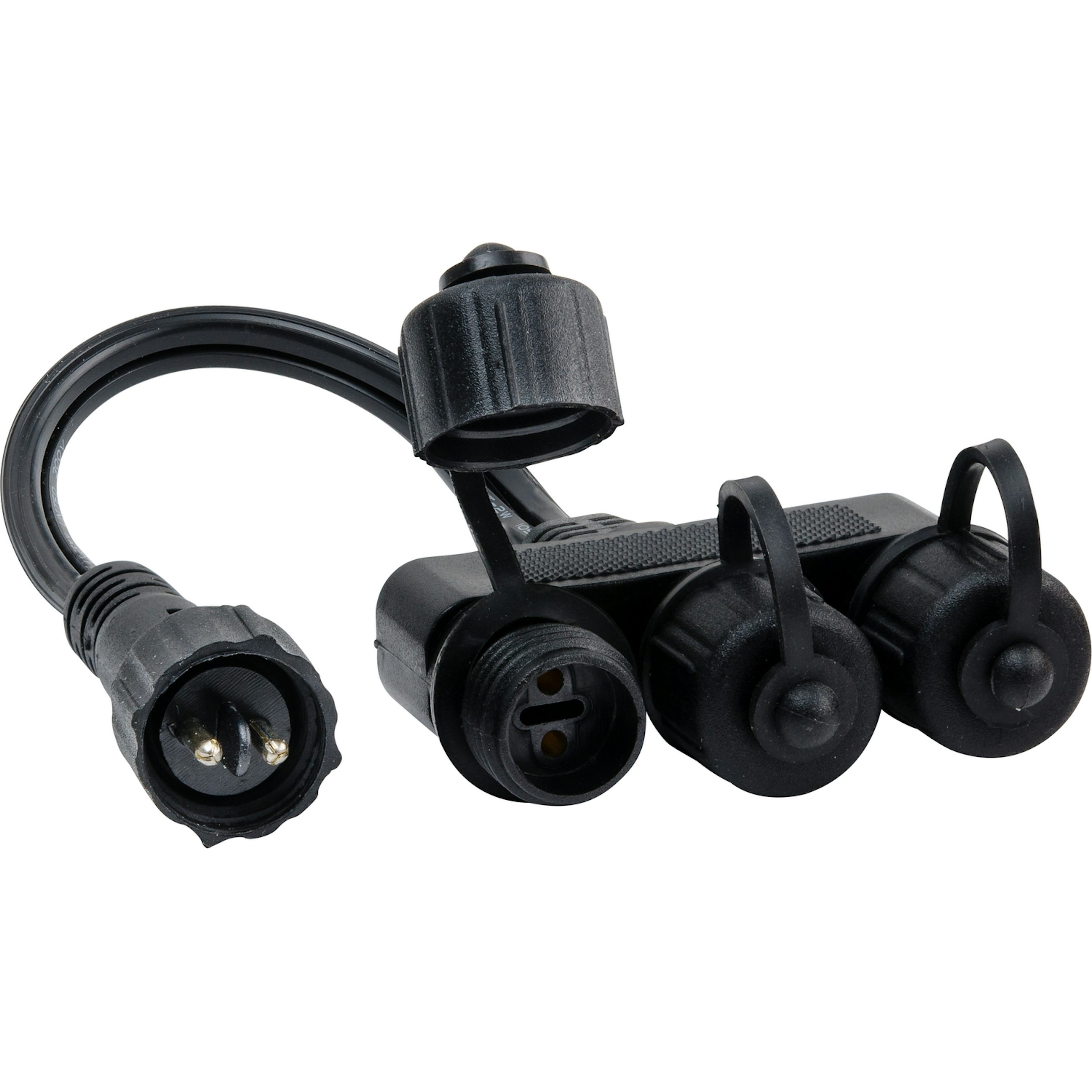 Kabelförgrening Gardenlights med 3 st Uttag Trädgårdsbelysning