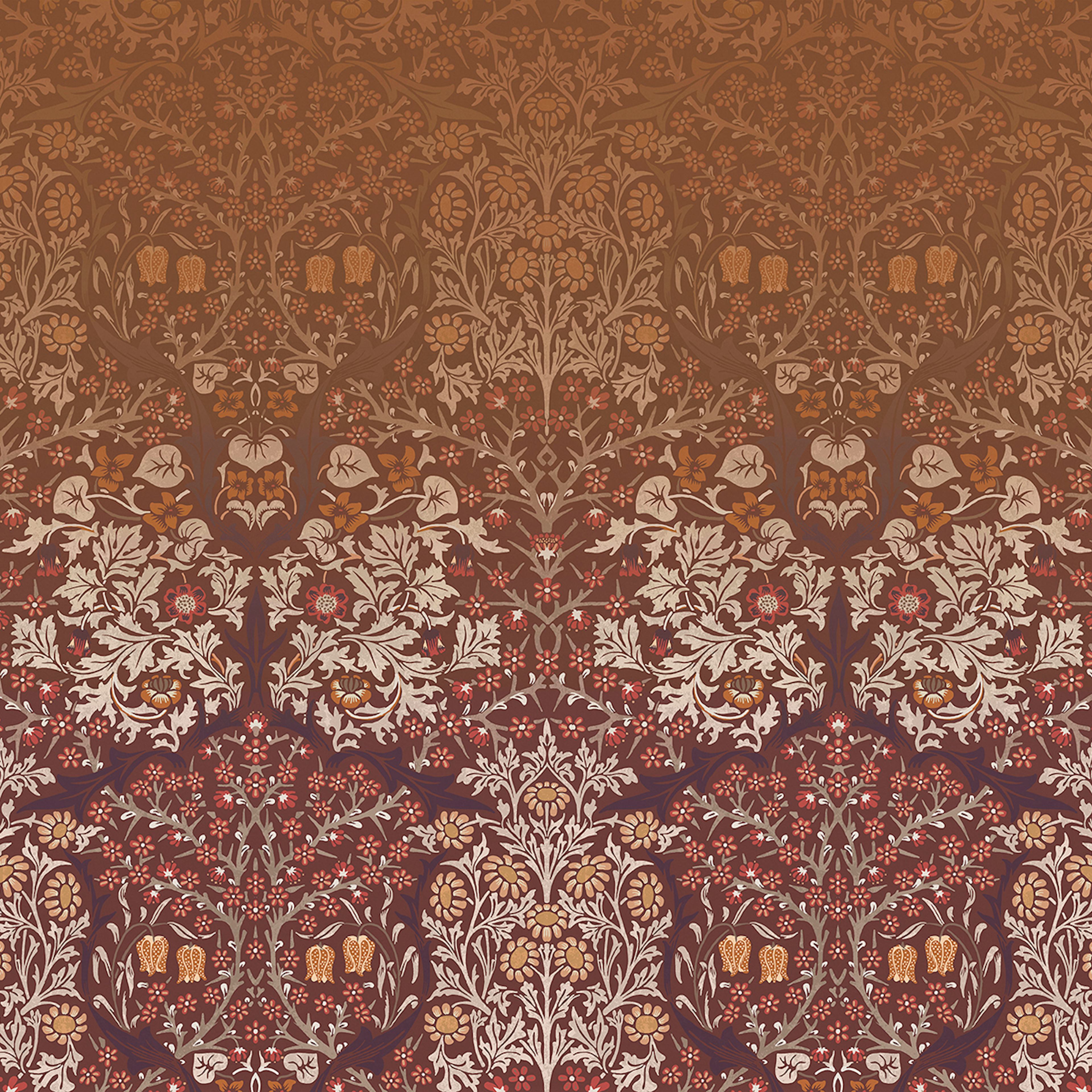 Fototapet William Morris At Home Blackthorn Red