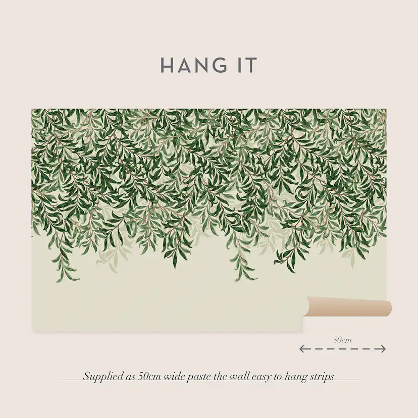 Fototapet William Morris At Home Willow Bough Greens