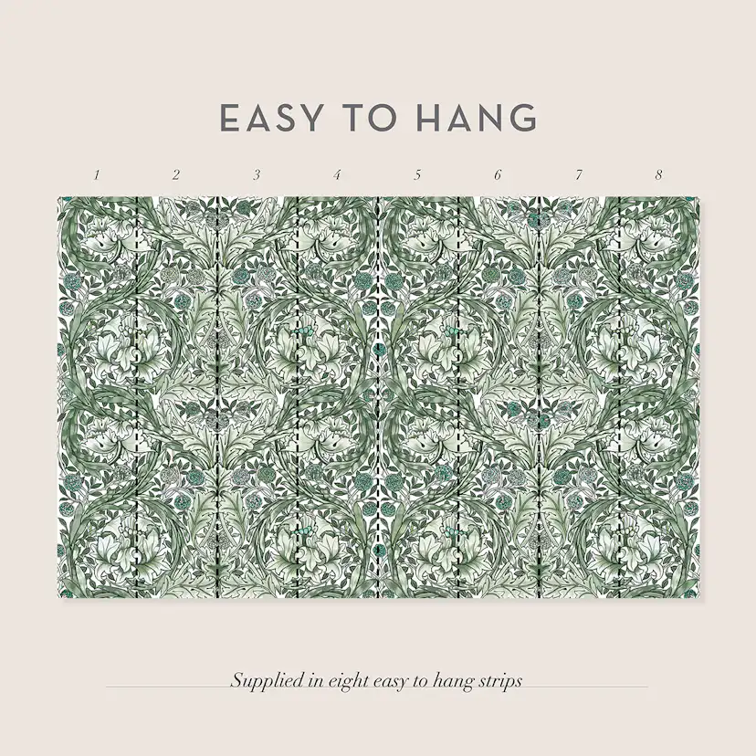 Fototapet William Morris At Home African Marigold Green