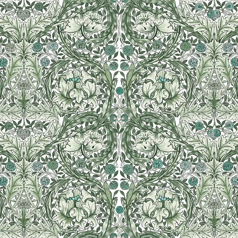 Fototapet William Morris At Home African Marigold Green