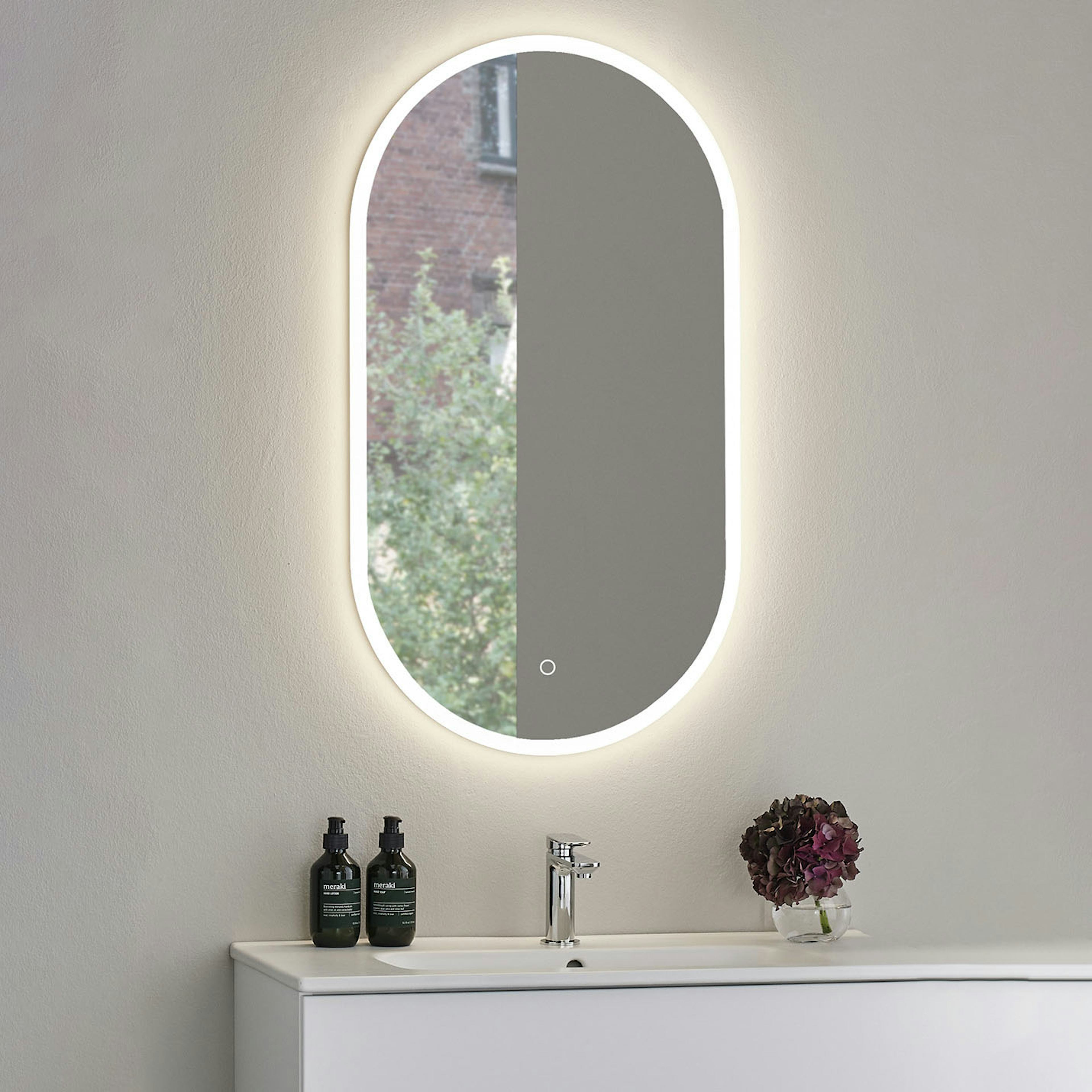 Spegel Hafa Store Oval 500