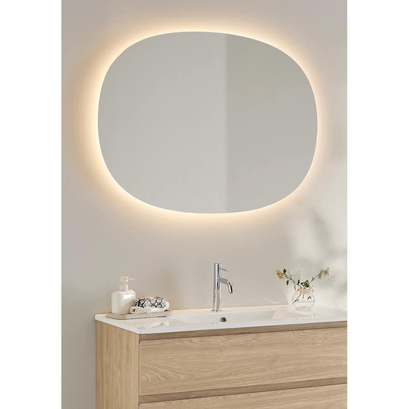 Spegel Hafa Ellipse LED 1000x750