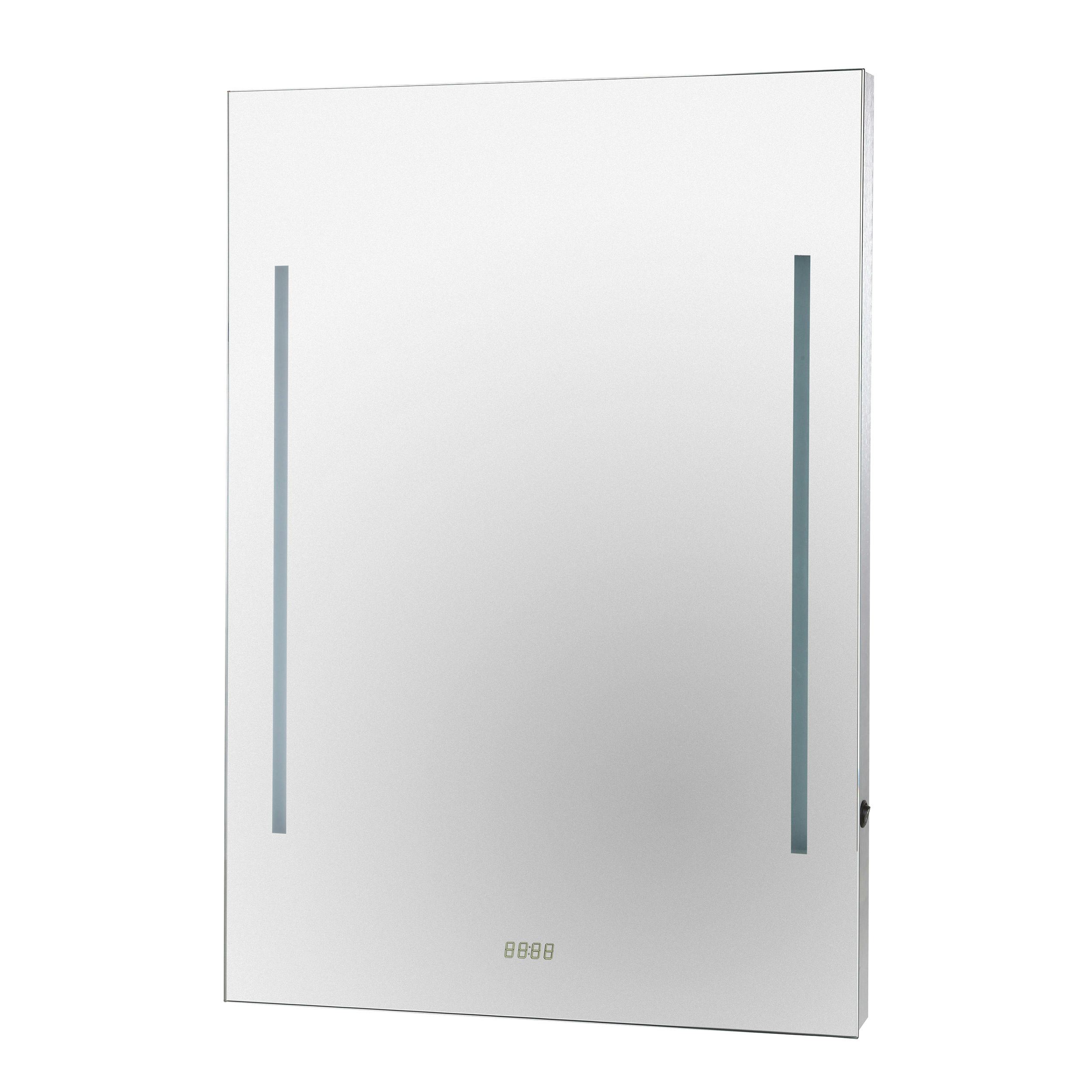 Badrumsspegel Bemeta LED Med Klocka