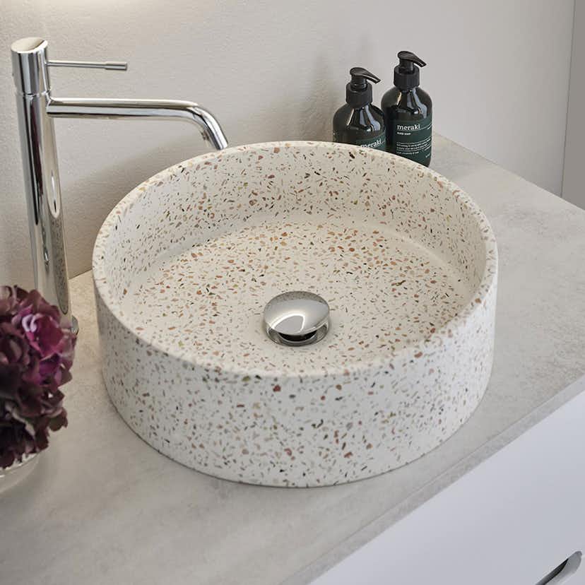Tvättställ Hafa Circle Terrazzo