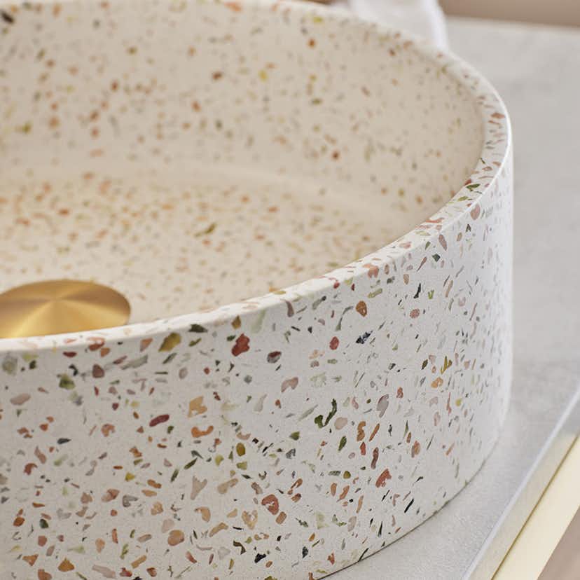 Tvättställ Hafa Circle Terrazzo
