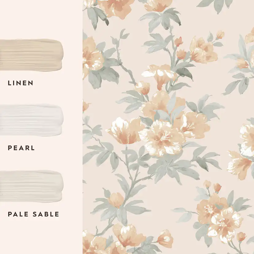 Tapet Laura Ashley Rosamund Orange