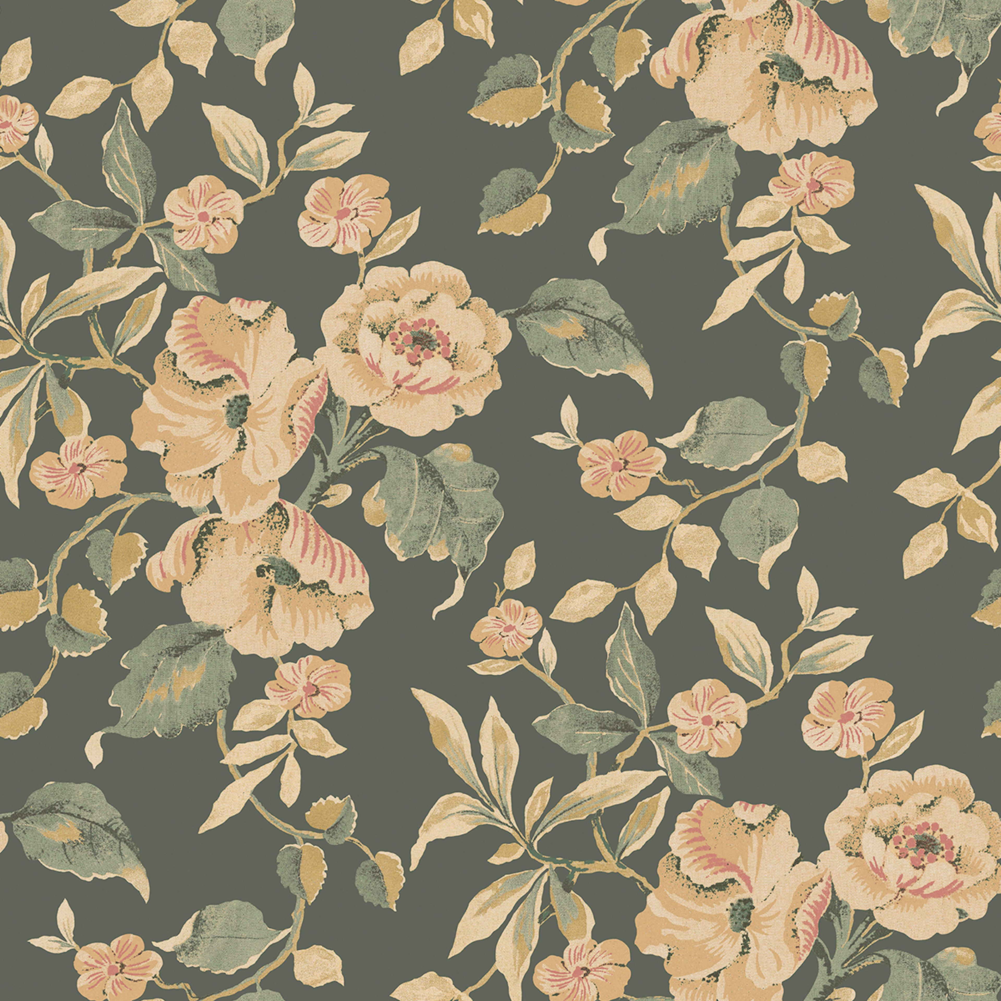 Tapet Laura Ashley Alyworth Trail Grön