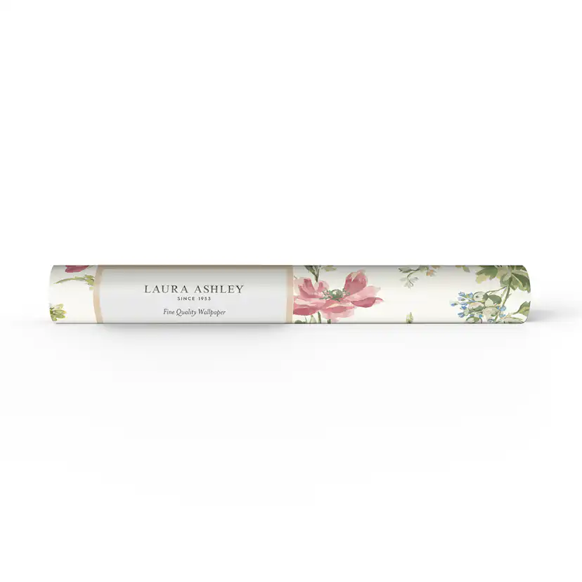 Tapet Laura Ashley Poppy Meadow Mångfärgad