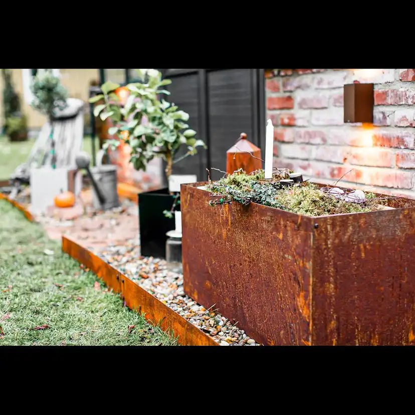 Rabattkant Skotte Garden Corten 4-pack Gräskant, 110 cm