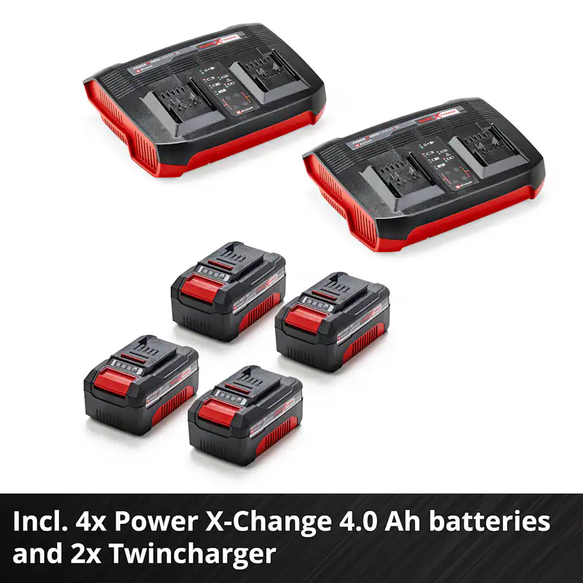 Gräsklippare Einhell Batteridriven GE-CM 36/36 Li 2x4,0Ah med Batteri