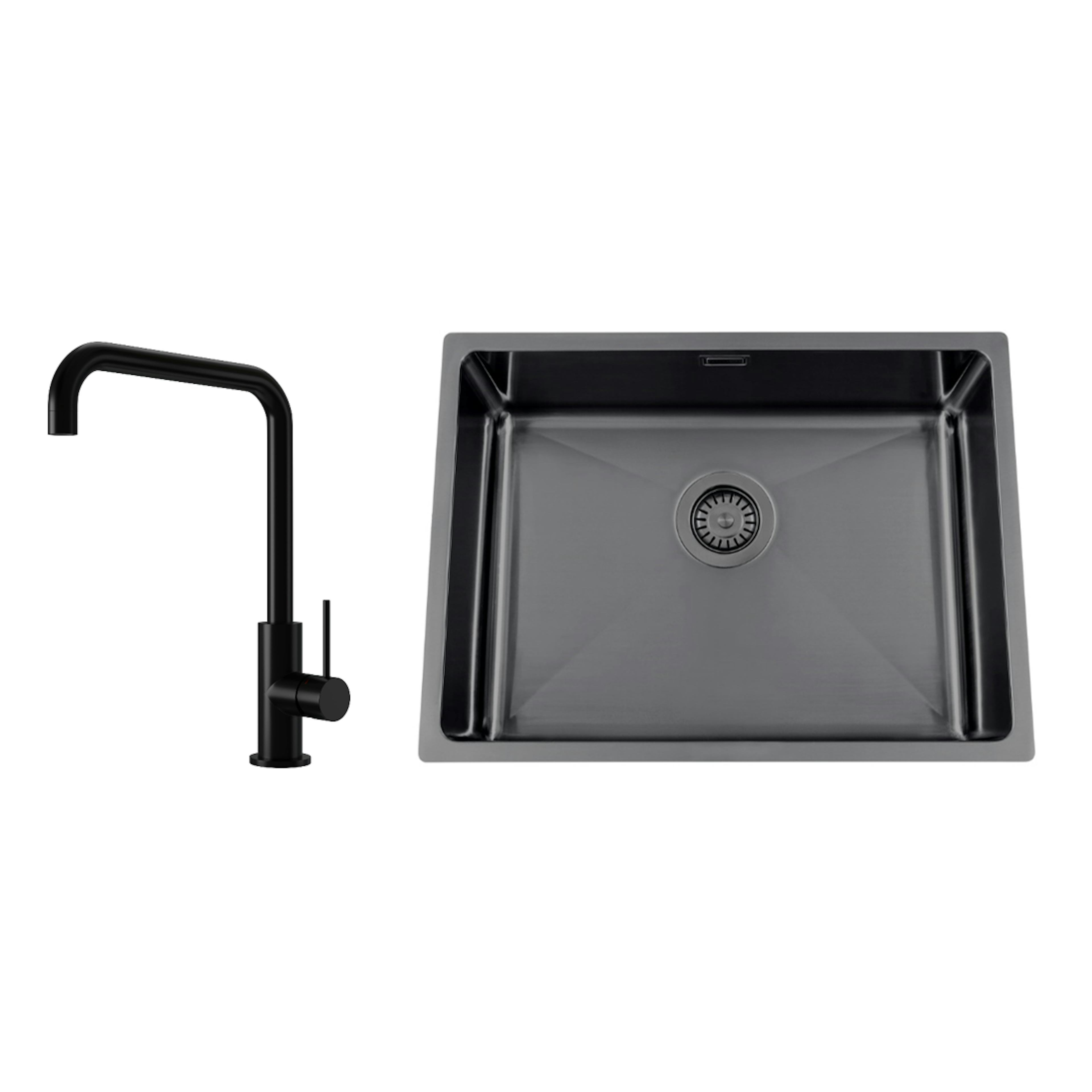 Disklåda Nordic Tech Titan 530 X med Köksblandare Steel Mood Shadow