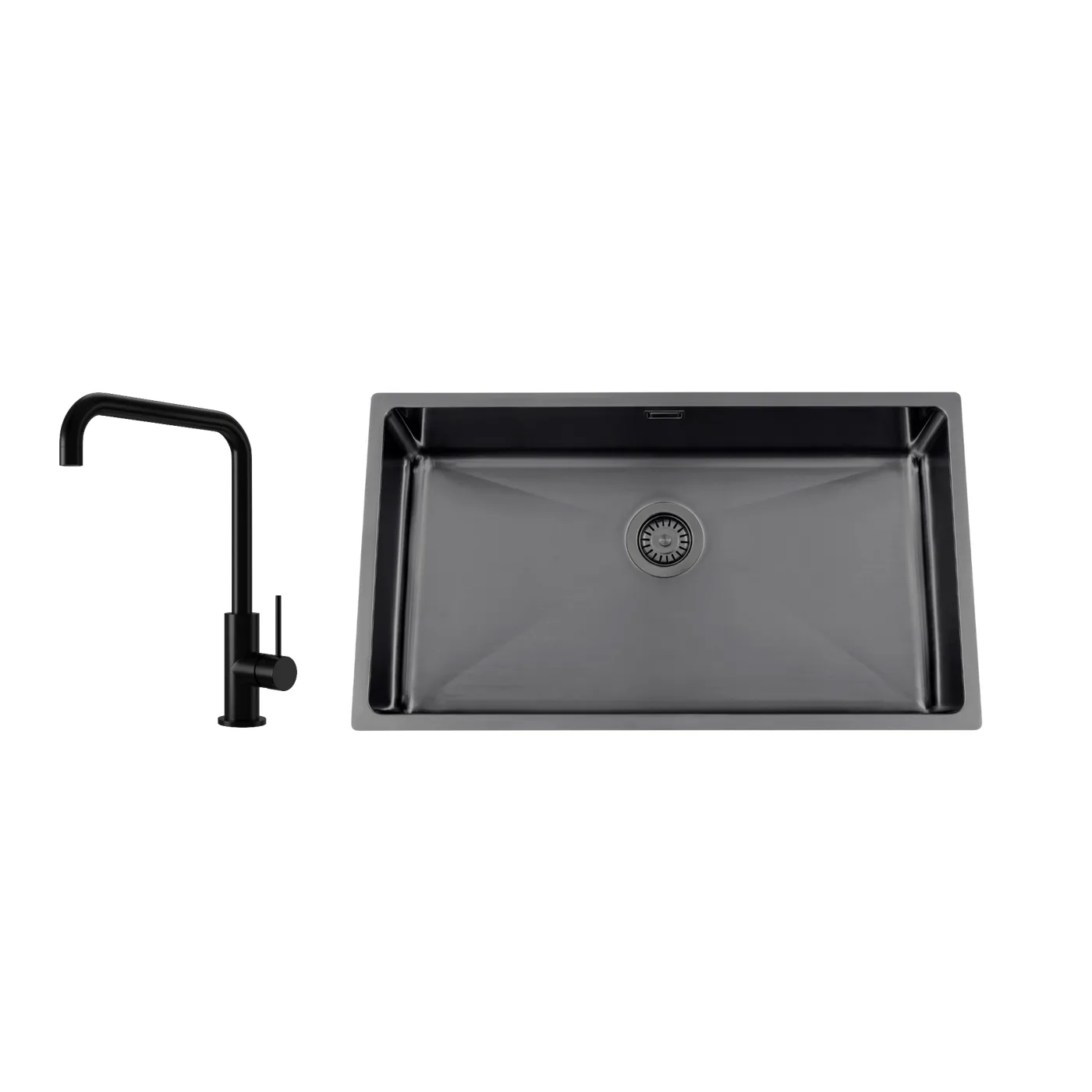 Disklåda Nordic Tech Titan 730 X med Köksblandare Steel Mood Shadow