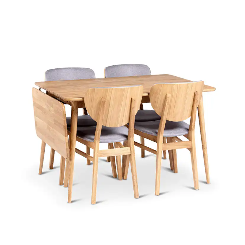 Matgrupp Stenexpo Alborg Klaffbord med 4 Tjörn Stolar