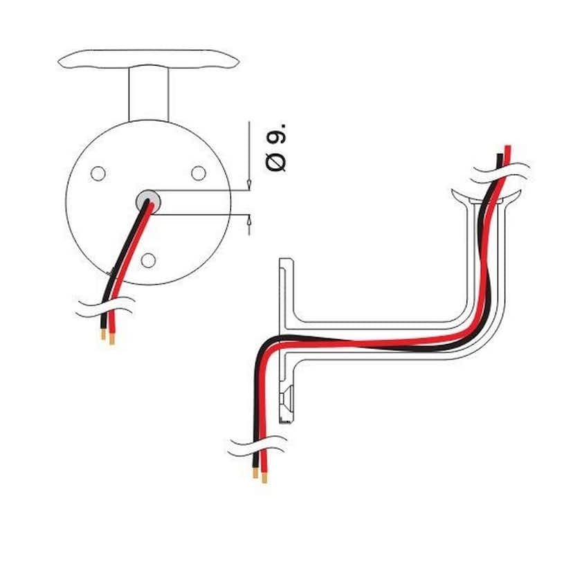 Väggfäste Herrljunga Ledstångsfabrik 0103 Inomhus Skålad