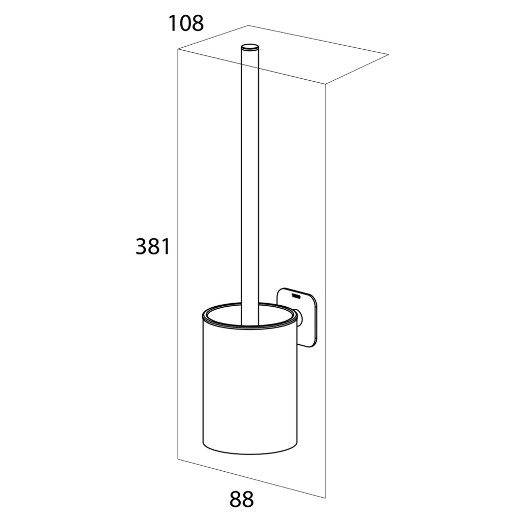 Toalettborste Tiger Colar