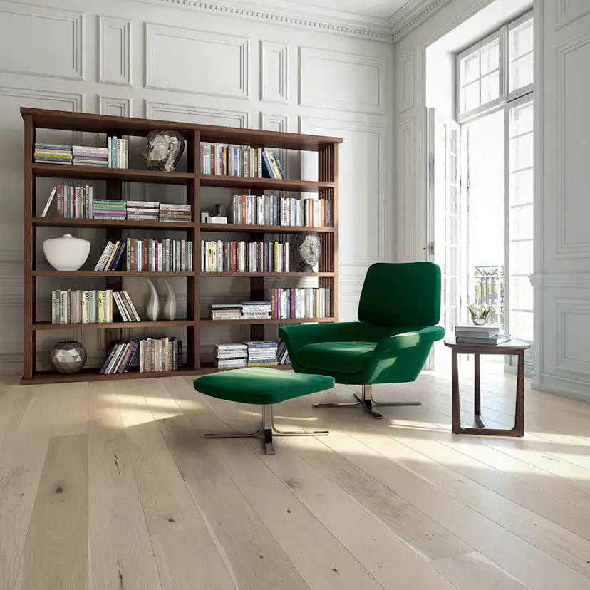 Parkettgolv Moland Burghley Wideplank Ek Vitolja