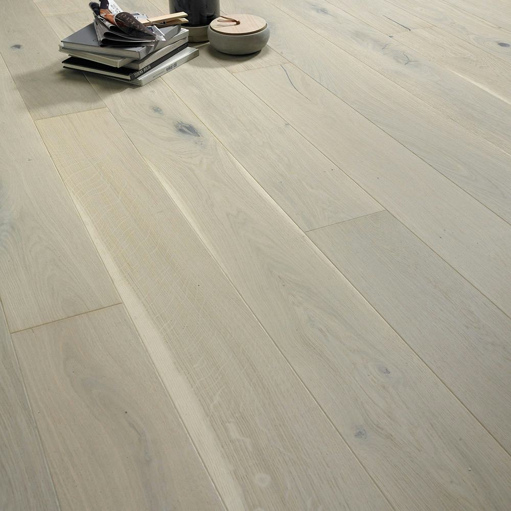 Parkettgolv Moland Burghley Wideplank Ek Cappuccino Mattlack Brushed