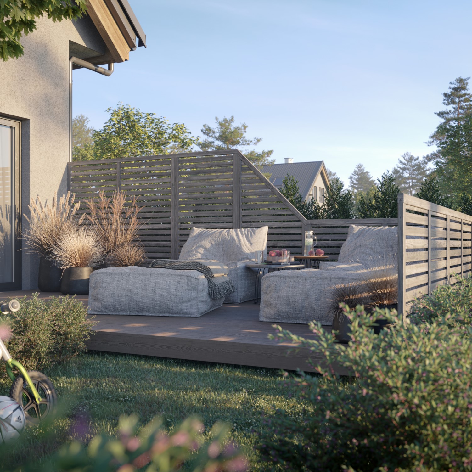 Skärm Palmako Nina2 90x180 cm