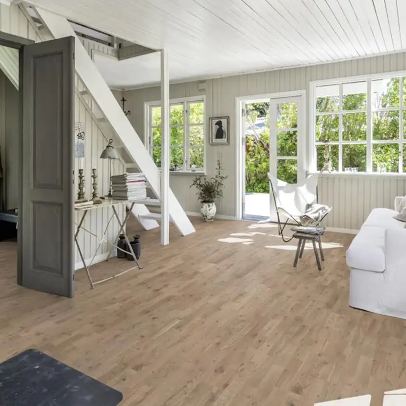 Trägolv Kährs Ek Flint 3-stav Mattlack