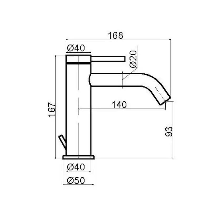 Tvättställsblandare Arredo Logica