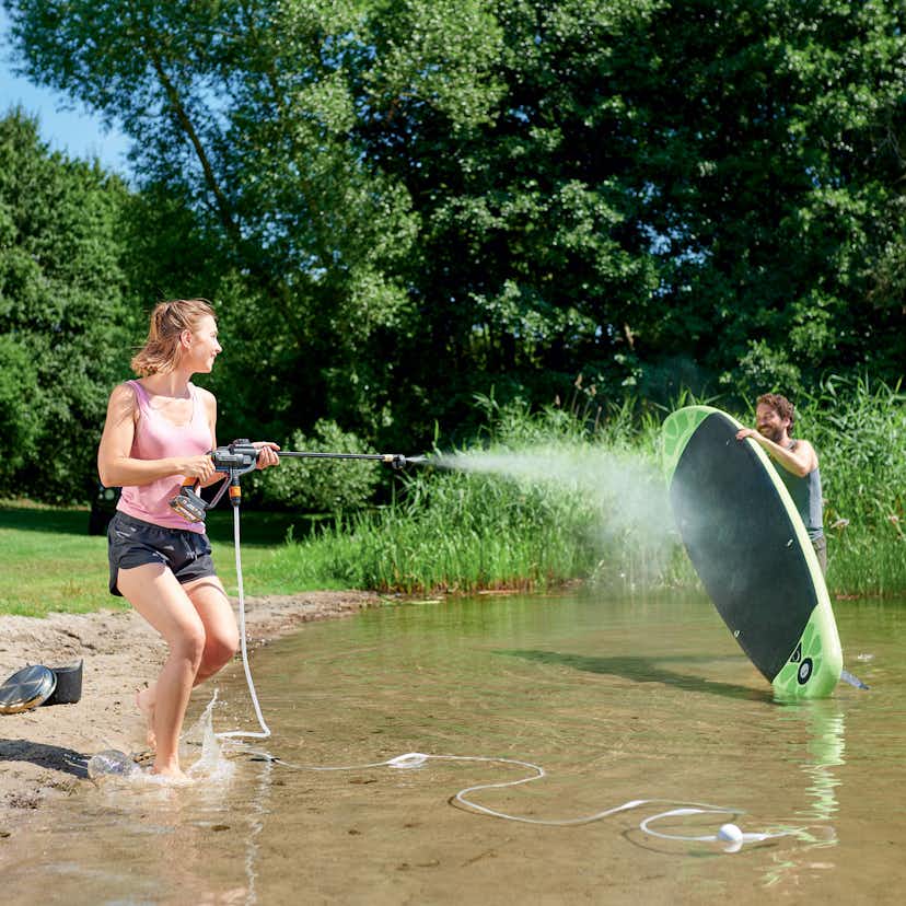 Högtryckstvätt Worx Hydroshot WG620E med Batteri