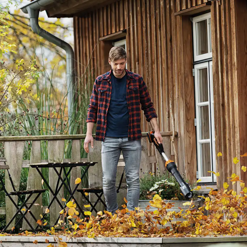 Lövblås Worx WG543E utan Batteri