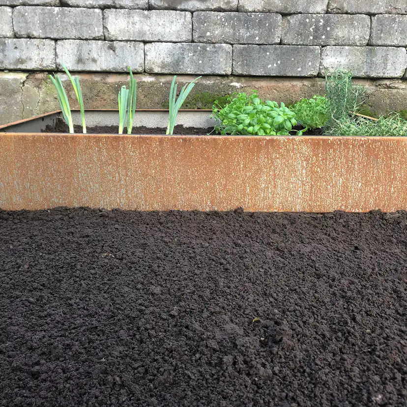 Odlingslåda Flexigarden Cortenplåt 2 mm 800x1200x200 mm