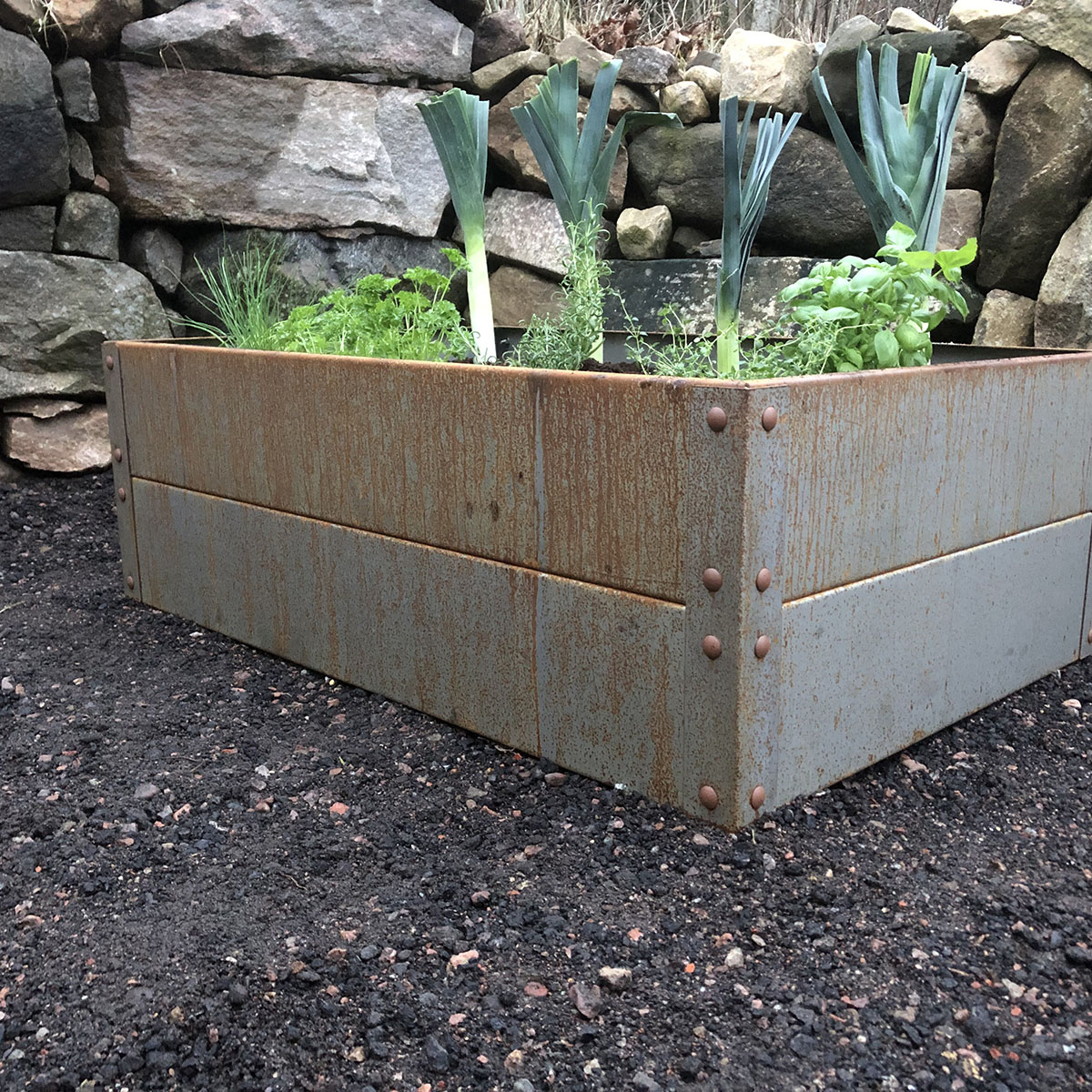 Odlingslåda Flexigarden Cortenplåt 2 mm 800x1200x400 mm